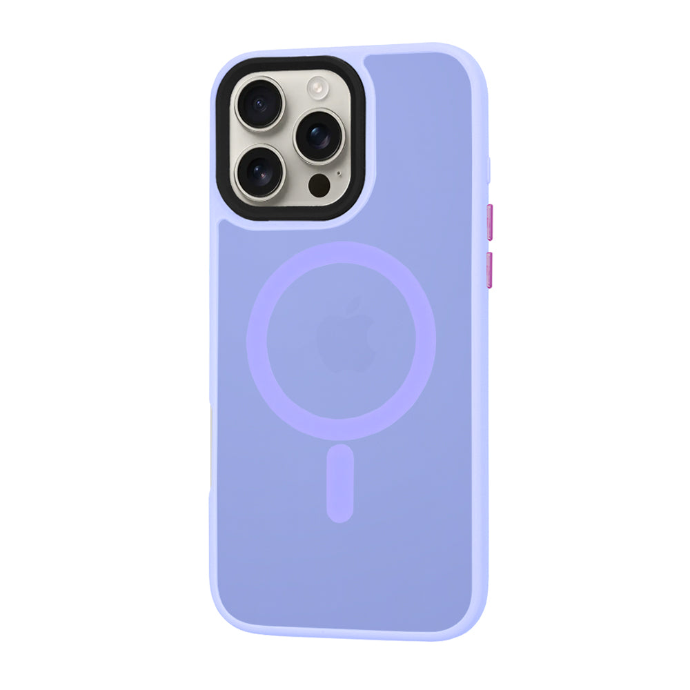MagSafe Case for Apple iPhone 16 Pro Max, Techsuit, HaloFrost, Light Purple