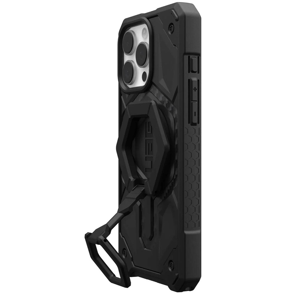 Θήκη MagSafe για Apple iPhone 16 Pro Max, Urban Armor Gear, Monarch Pro Carbon Bundle, Μαύρο