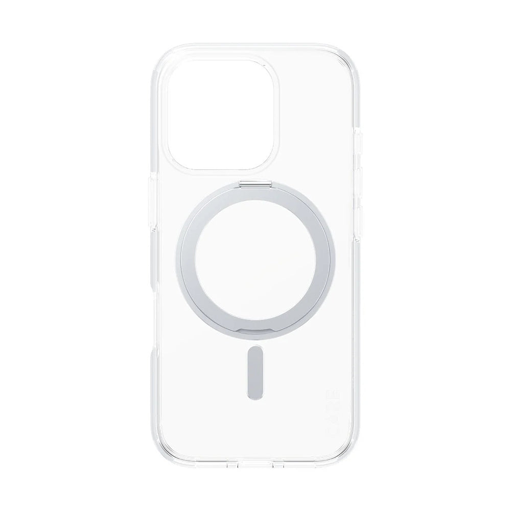 Θήκη MagSafe για Apple iPhone 16 Pro, PanzerGlass, με Χαρακτηριστικό Kickstand, Διάφανη Ασημί