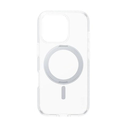 Θήκη MagSafe για Apple iPhone 16 Pro, PanzerGlass, με Χαρακτηριστικό Kickstand, Διάφανη Ασημί