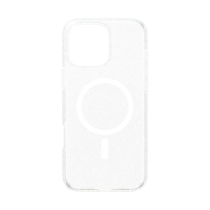 MagSafe Case for Apple iPhone 16 Pro, PanzerGlass, Urban Combat Star Lit Care, White Transparent