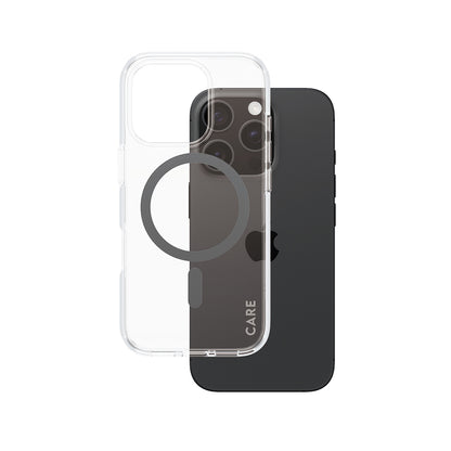 Θήκη MagSafe για Apple iPhone 16 Pro, PanzerGlass, Care Urban Combat, Διαφανής Μαύρη