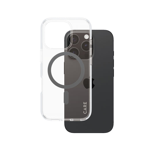 Θήκη MagSafe για Apple iPhone 16 Pro, PanzerGlass, Care Urban Combat, Διαφανής Μαύρη