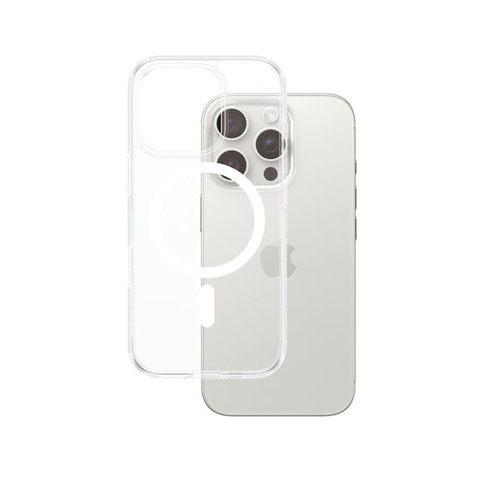 Θήκη MagSafe για Apple iPhone 16 Pro, PanzerGlass, HardCase, Διάφανη Λευκή