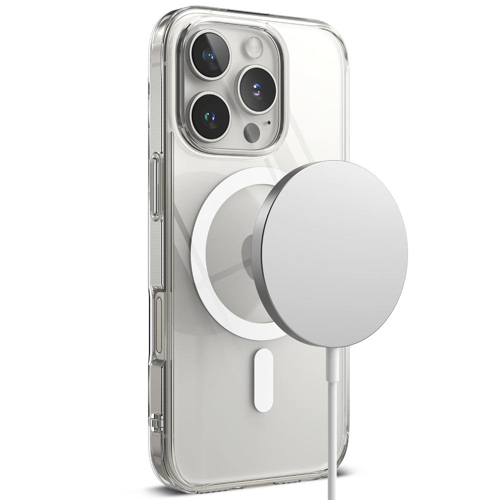 MagSafe Case for Apple iPhone 16 Pro, Ringke, Fusion, Transparent