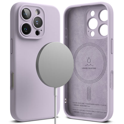 MagSafe Case for Apple iPhone 16 Pro, Ringke, Silicone, Purple