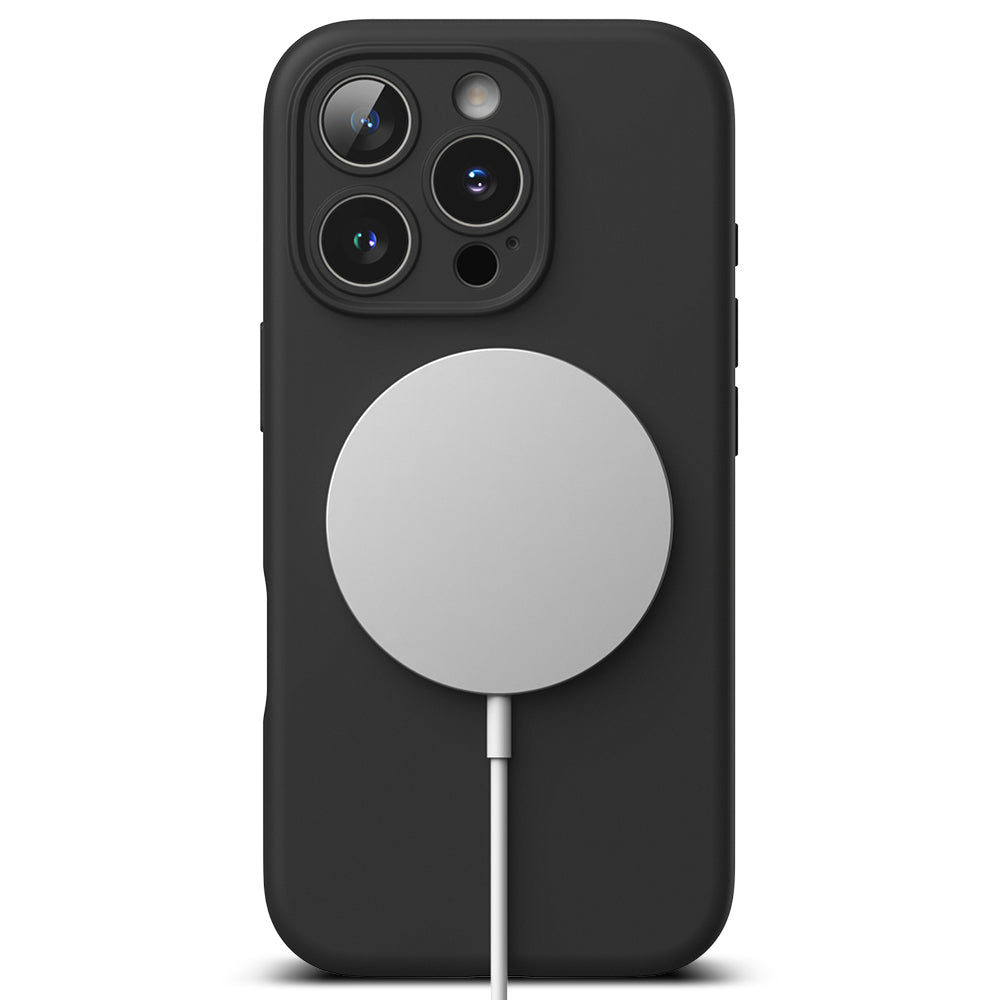 MagSafe Case for Apple iPhone 16 Pro, Ringke, Silicone, Black