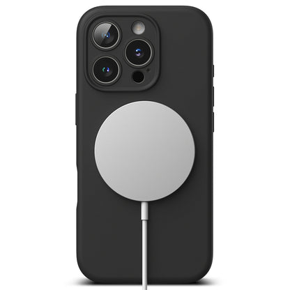 MagSafe Case for Apple iPhone 16 Pro, Ringke, Silicone, Black