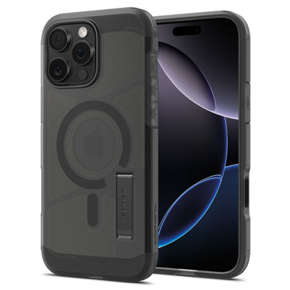 Θήκη MagSafe για Apple iPhone 16 Pro, Spigen, Tough Armor, Ματ Μαύρη ACS09072