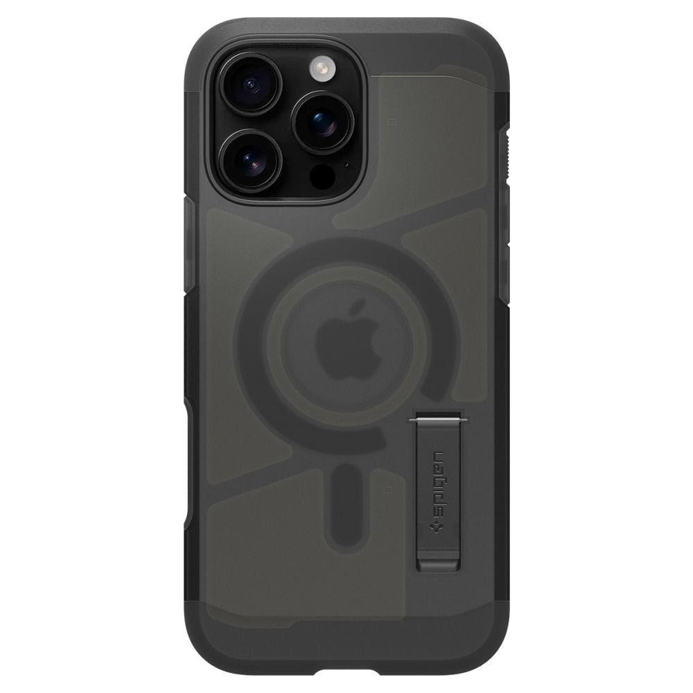Θήκη MagSafe για Apple iPhone 16 Pro, Spigen, Tough Armor, Ματ Μαύρη ACS09072