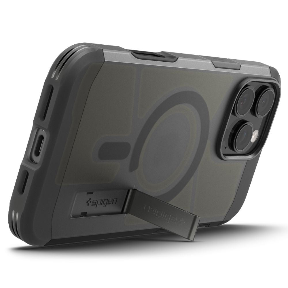 Θήκη MagSafe για Apple iPhone 16 Pro, Spigen, Tough Armor, Ματ Μαύρη ACS09072