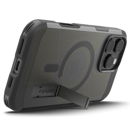 Θήκη MagSafe για Apple iPhone 16 Pro, Spigen, Tough Armor, Ματ Μαύρη ACS09072