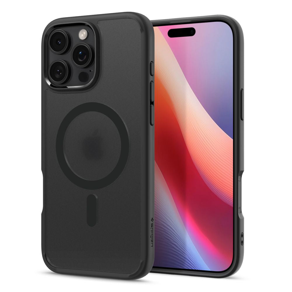 Θήκη MagSafe για Apple iPhone 16 Pro, Spigen, Ultra Hybrid, Μαύρο Σατινέ ACS08134