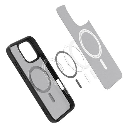 Θήκη MagSafe για Apple iPhone 16 Pro, Spigen, Ultra Hybrid, Μαύρο Σατινέ ACS08134