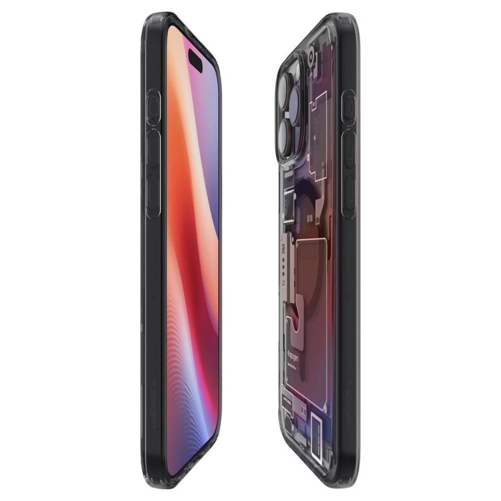 Θήκη MagSafe για Apple iPhone 16 Pro, Spigen, Ultra Hybrid Zero One, Ματ Μαύρη ACS08135