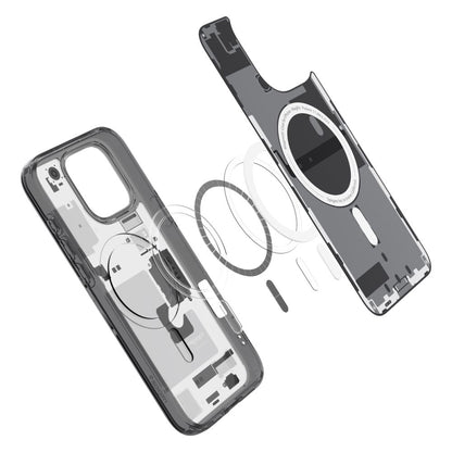 Θήκη MagSafe για Apple iPhone 16 Pro, Spigen, Ultra Hybrid Zero One, Ματ Μαύρη ACS08135