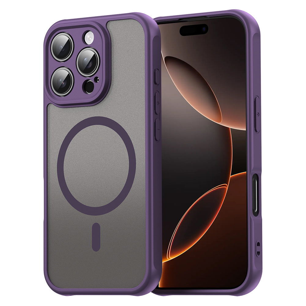 Θήκη MagSafe για Apple iPhone 16 Pro, Techsuit, HaloFrost II, Μωβ