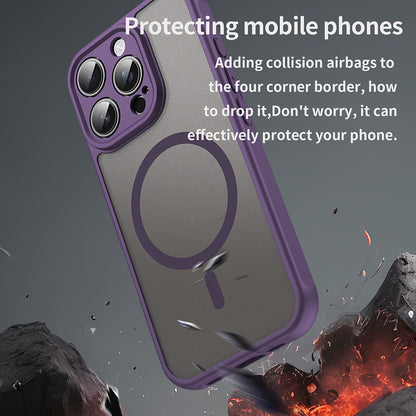 Θήκη MagSafe για Apple iPhone 16 Pro, Techsuit, HaloFrost II, Μωβ