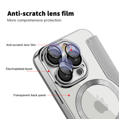 Θήκη MagSafe για Apple iPhone 16 Pro, Techsuit, SmartMag Book, Γκρι