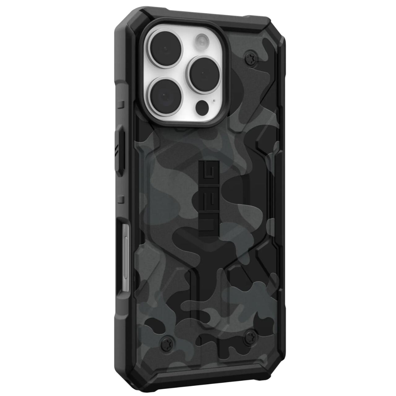 MagSafe Case for Apple iPhone 16 Pro, Urban Armor Gear, Pathfinder SE Midnight Camo, Camouflage