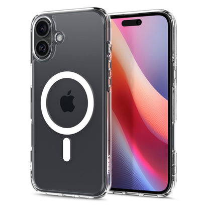 Θήκη MagSafe για Apple iPhone 16, Spigen, Ultra Hybrid, Λευκή ACS08205
