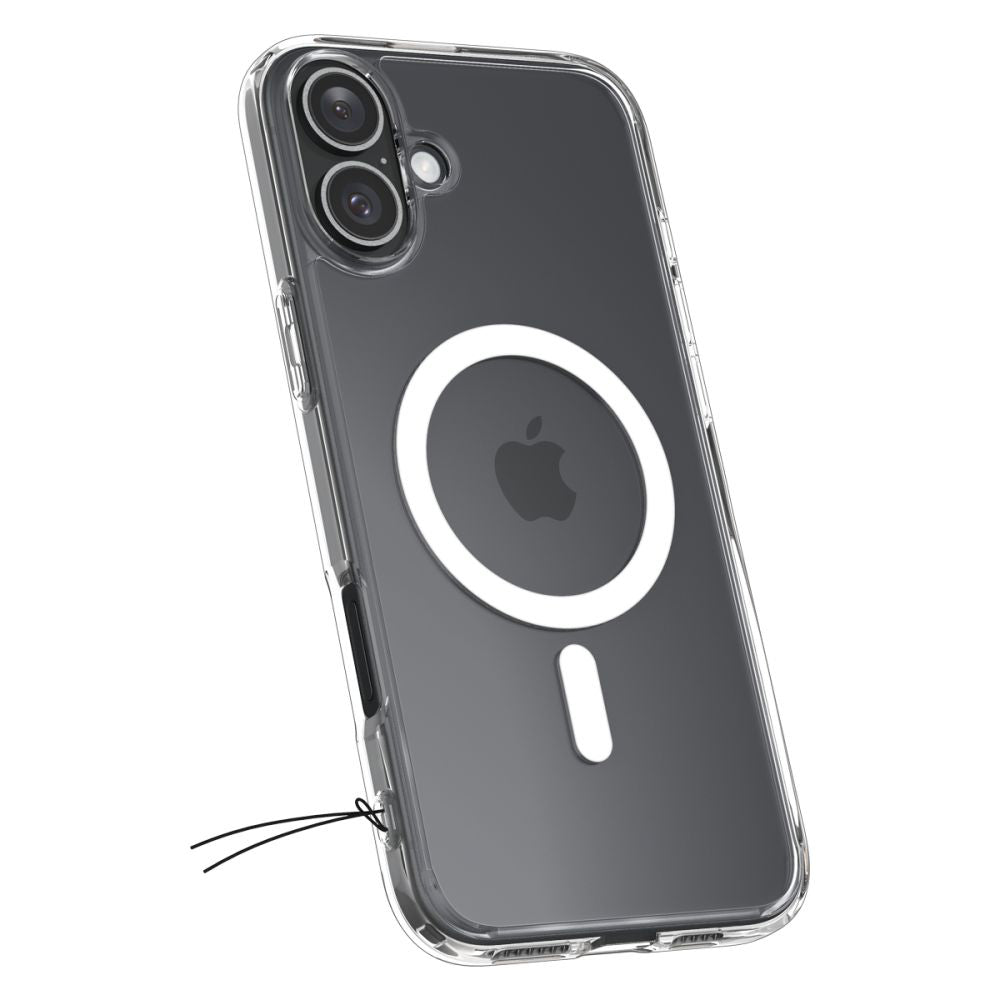 Θήκη MagSafe για Apple iPhone 16, Spigen, Ultra Hybrid, Λευκή ACS08205