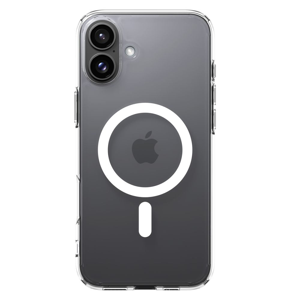 Θήκη MagSafe για Apple iPhone 16, Spigen, Ultra Hybrid, Λευκή ACS08205