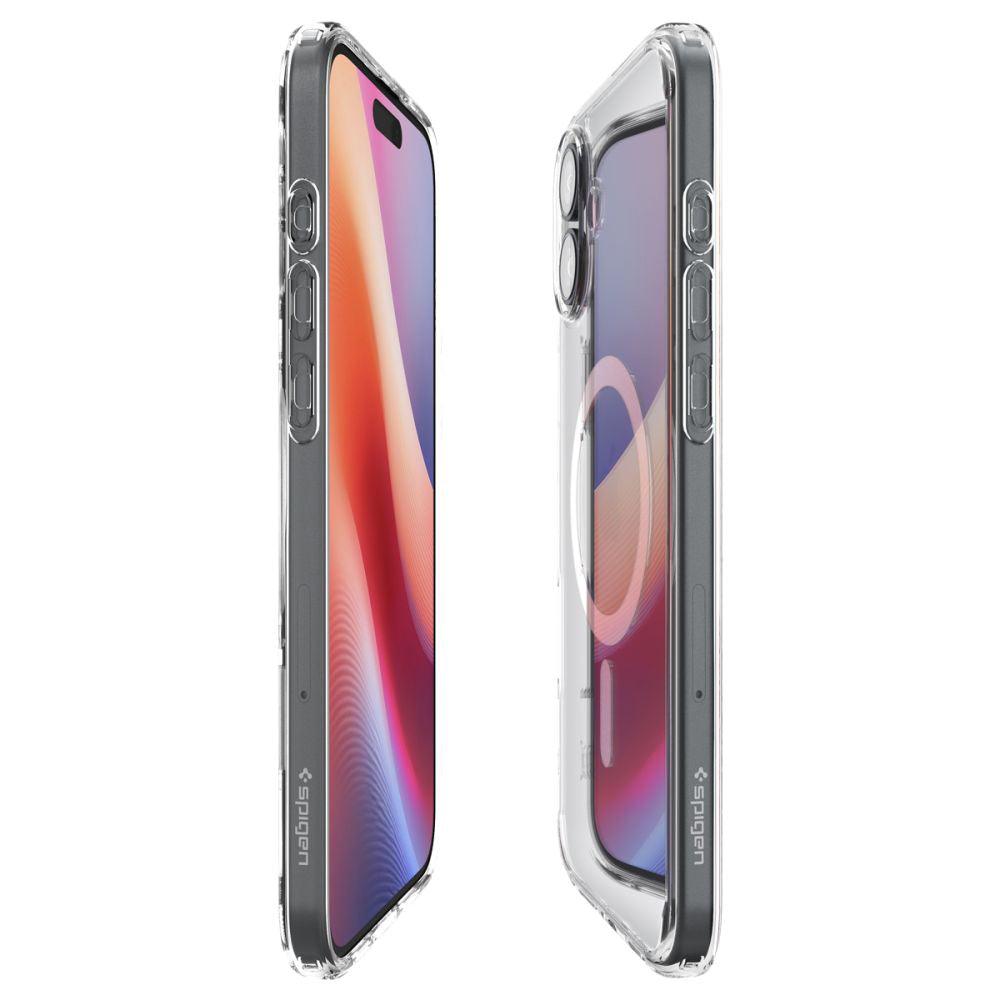 Θήκη MagSafe για Apple iPhone 16, Spigen, Ultra Hybrid, Λευκή ACS08205