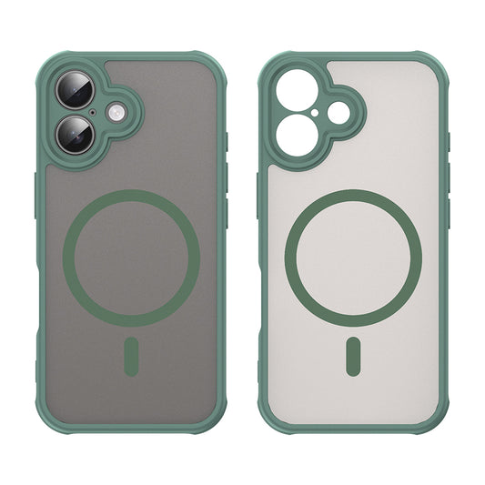 Θήκη MagSafe για Apple iPhone 16, Techsuit, HaloFrost II, Πράσινο
