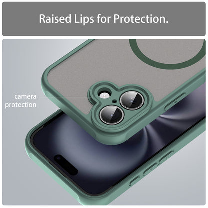Θήκη MagSafe για Apple iPhone 16, Techsuit, HaloFrost II, Πράσινο