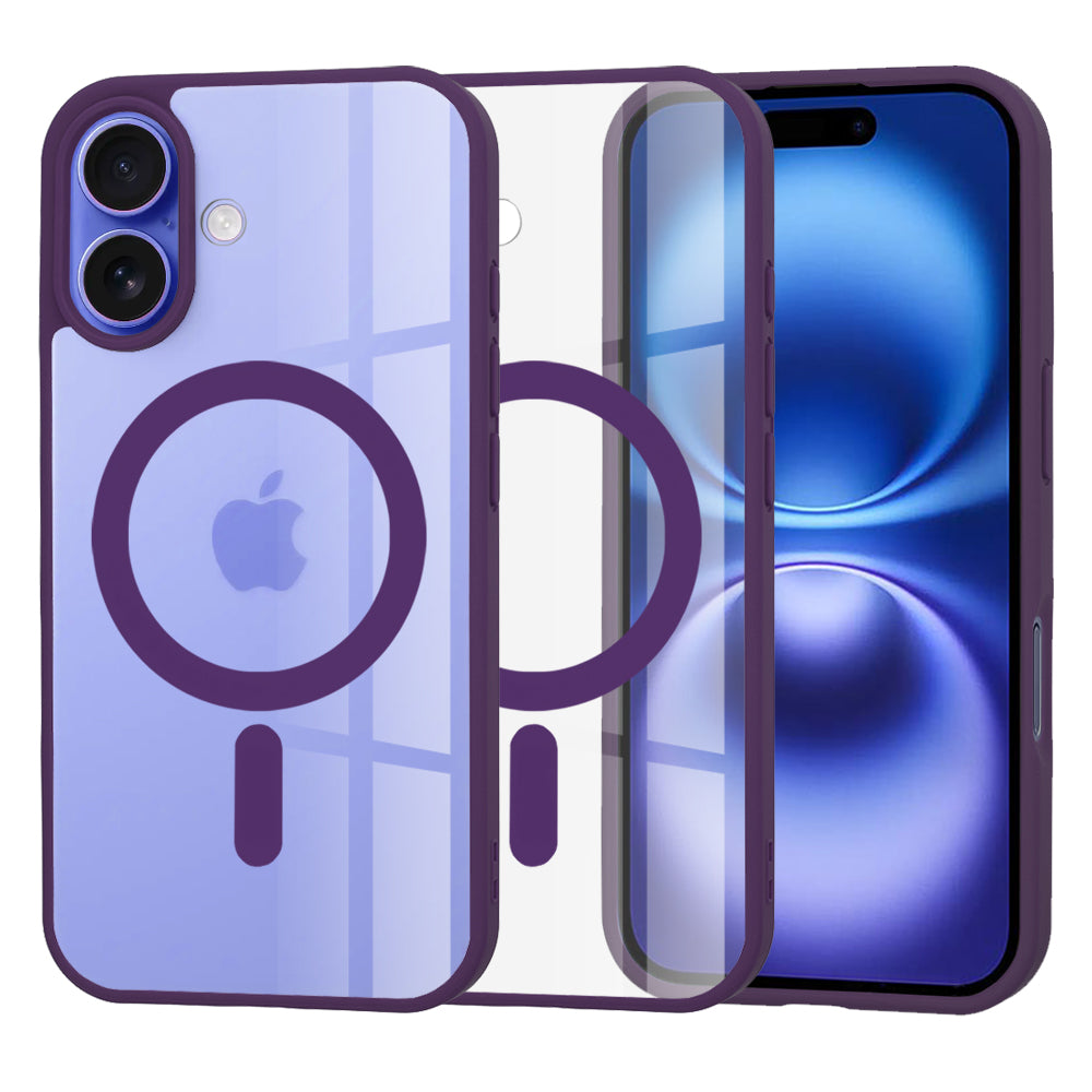 Θήκη MagSafe για Apple iPhone 16, Techsuit, Pro, Μωβ