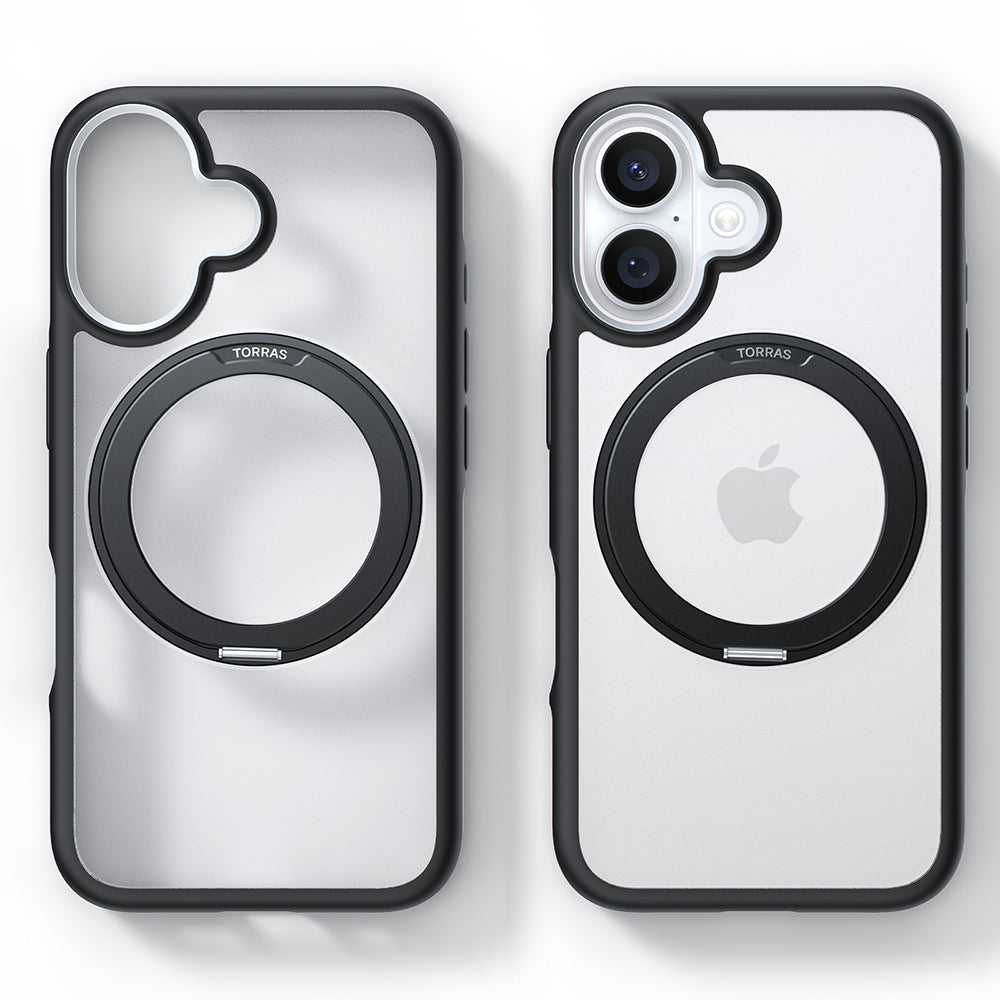 Θήκη MagSafe για Apple iPhone 16, Torras, Ostand R Fusion, Μαύρη