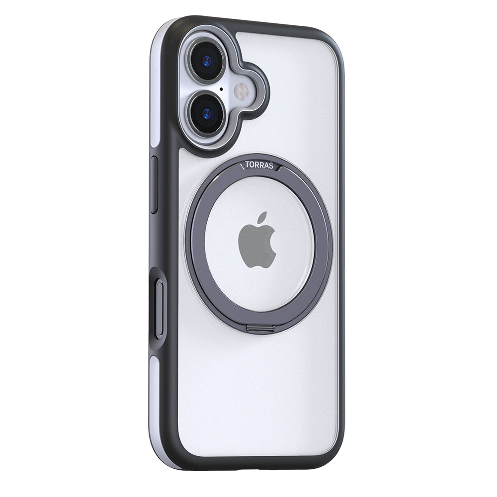 Θήκη MagSafe για Apple iPhone 16, Torras, Ostand R Fusion, Μαύρη
