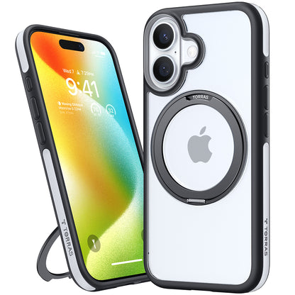 Θήκη MagSafe για Apple iPhone 16, Torras, Ostand R Fusion, Μαύρη
