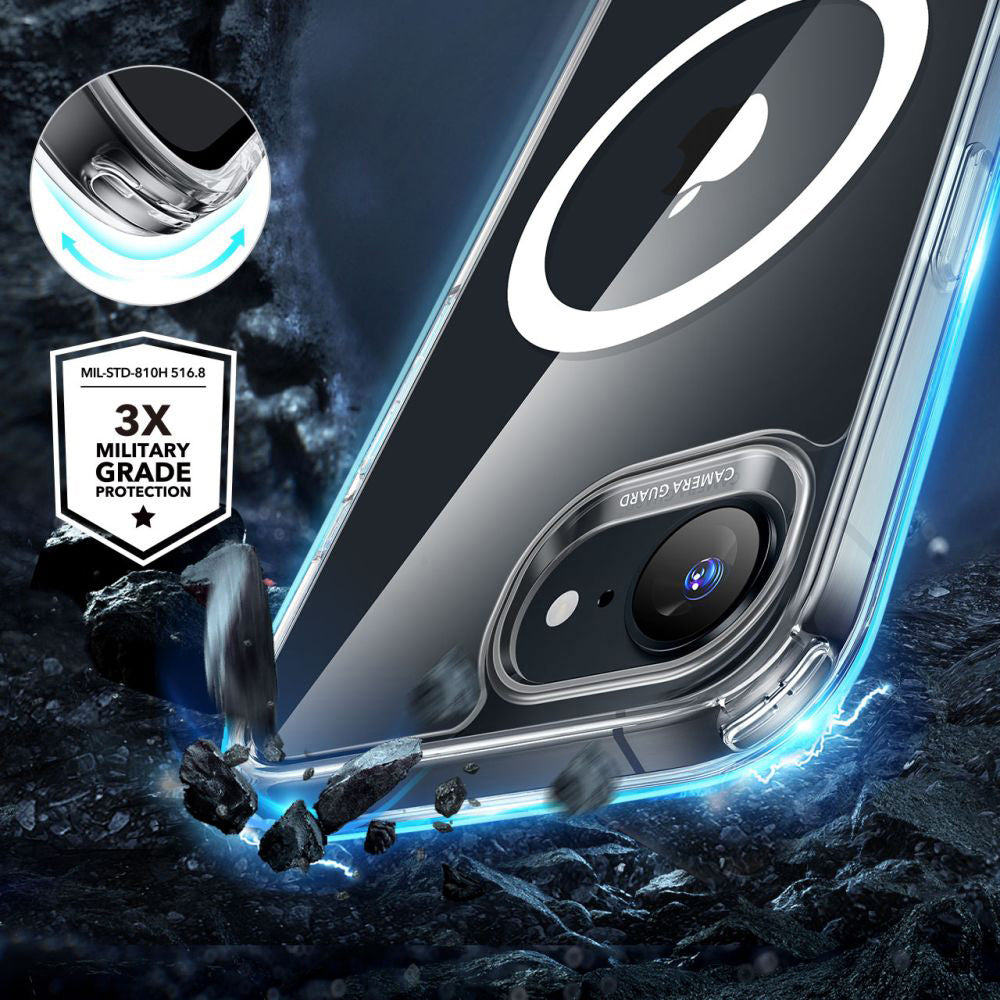 Θήκη MagSafe για Apple iPhone 17e / 16e, ESR, Classic Hybrid, Διάφανη