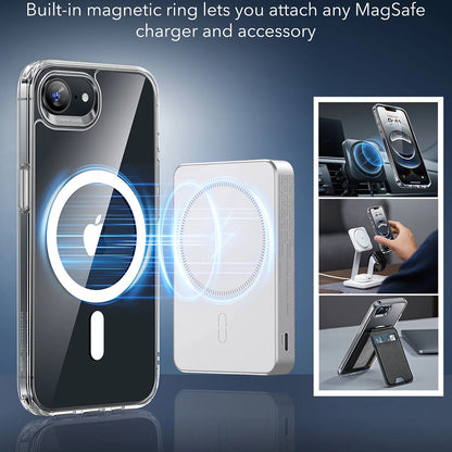 Θήκη MagSafe για Apple iPhone 17e / 16e, ESR, Classic Hybrid, Διάφανη