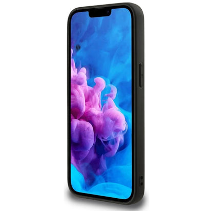 Θήκη MagSafe για Apple iPhone 16e, Guess, 4G Flowers Print, Μαύρη