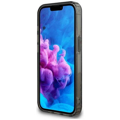 Θήκη MagSafe για Apple iPhone 16e, Guess, IML Flowers, Μαύρη