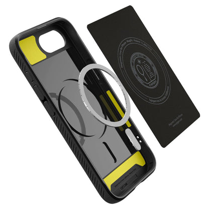 Θήκη MagSafe για Apple iPhone 17e / 16e, Spigen, Rugged Armor, Ματ Μαύρη