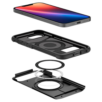 Θήκη MagSafe για Apple iPhone 17e / 16e, Spigen, Slim Armor, Μαύρη