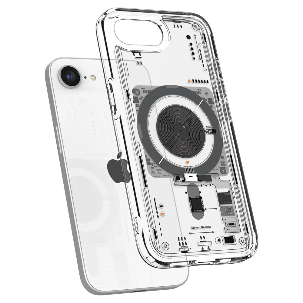 Θήκη MagSafe για Apple iPhone 17e / 16e, Spigen, Ultra Hybrid Neo One, Διάφανη