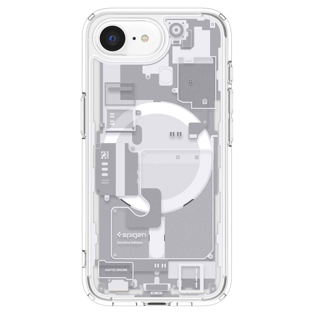 Θήκη MagSafe για Apple iPhone 17e / 16e, Spigen, Ultra Hybrid Zero One, Λευκή