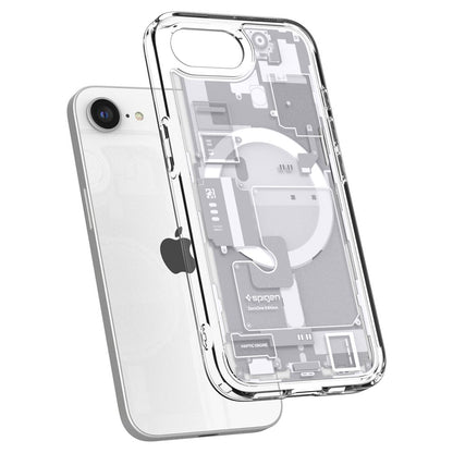 Θήκη MagSafe για Apple iPhone 17e / 16e, Spigen, Ultra Hybrid Zero One, Λευκή