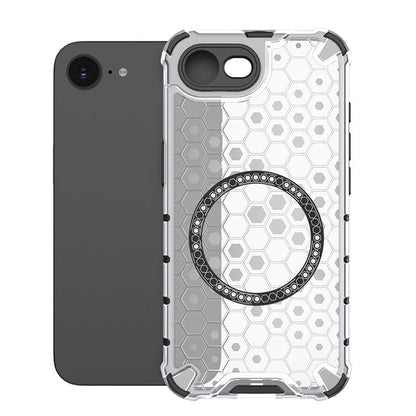 MagSafe Case for Apple iPhone 17e / 16e, Techsuit, HoneyComb Shield, White