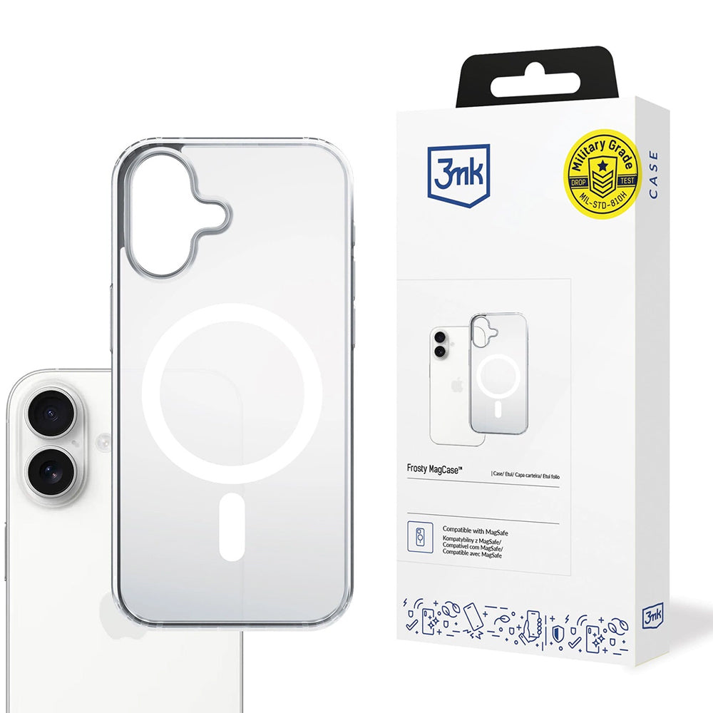 Θήκη MagSafe για Apple iPhone 17, 3MK, Frosty MagCase, Λευκή