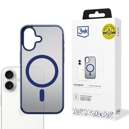 Θήκη MagSafe για Apple iPhone 17, 3MK, Frosty MagCase, Μπλε