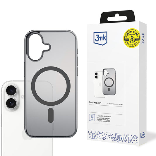 Θήκη MagSafe για Apple iPhone 17, 3MK, Frosty MagCase, Μαύρη