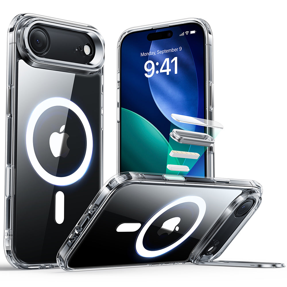 Θήκη MagSafe για Apple iPhone 17 Air, ESR, Classic Hybrid Kickstand, Διάφανη