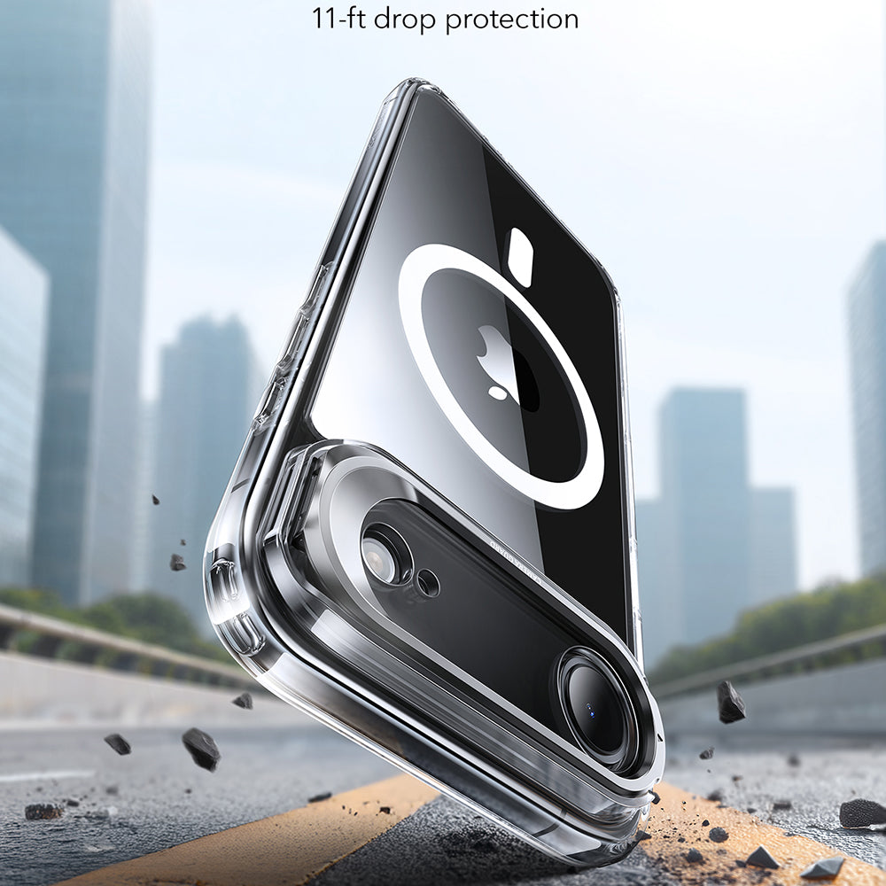 Θήκη MagSafe για Apple iPhone 17 Air, ESR, Classic Hybrid Kickstand, Διάφανη