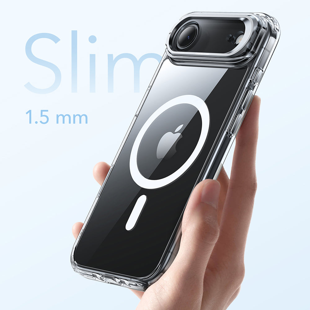 Θήκη MagSafe για Apple iPhone 17 Air, ESR, Classic Hybrid Kickstand, Διάφανη